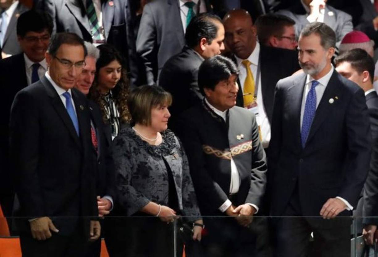 Evo Morales, presidente de Bolivia es uno de los líderes que viajó hasta México, para presenciar el histórico traspaso de poder.