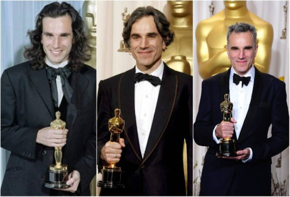 El histrión de 60 años, Daniel Day-Lewis, ha sido nominado a cinco premios Óscar y ganó tres de ellos: en 1990 por 'Mi Pie Izquierdo', en 2008 por 'Petróleo Sangriento' y en 2013 por 'Lincoln'.<br/><br/>Dos actores han conseguido tres estatuillas, Walter Brennan y Jack Nicholson, pero al menos una correspondió a la categoría de reparto, mientras que sólo nueve actores tienen dos, entre ellos Marlon Brando, Gary Cooper y Dustin Hoffman. Y ninguno a sido tres veces ganador como mejor actor, por lo que Day-Lewis es el mejor de la historia según estos premios.<br/>