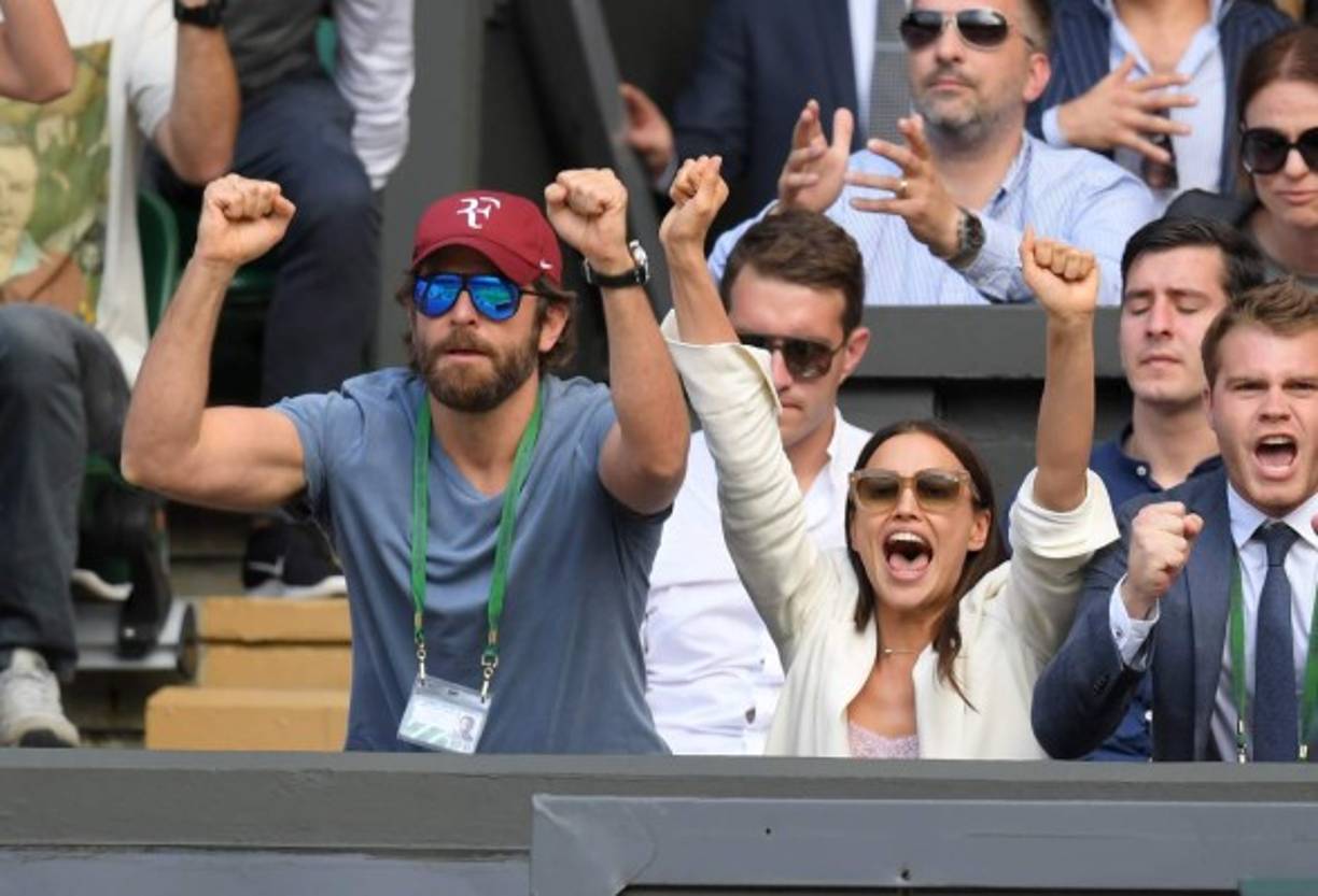 Bradley e Irina demostraron ser grandes apasionados del tenis y disfrutaron al máximo la competencia de Wimbledon.