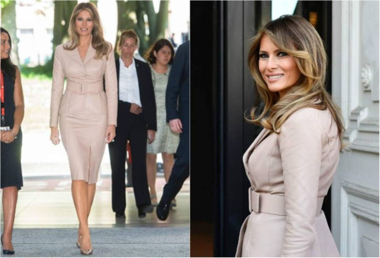 Melania Trump aterrizó ayer en Bruselas, Bélgica, parada final de la primera gira internacional del presidente estadounidense Donald Trump. La primera dama ha acaparado las miradas durante su recorrido por la capital belga, al margen de la cumbre de la OTAN.
