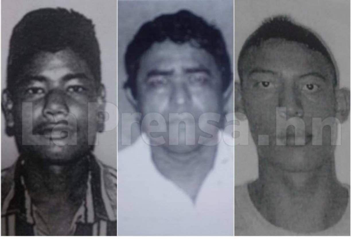 Pompilio Hernández Castillo de 37 años, Rigoberto Suazo Dominguezde 66 años y Roberto Villalta Oliva de 31 años. <br/><br/>