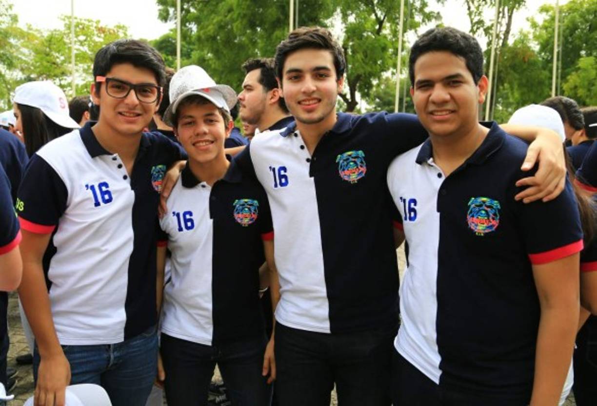 Melvin Orellana, Patrick Copeland, Juan Carlos Zúniga y Juan Flores.