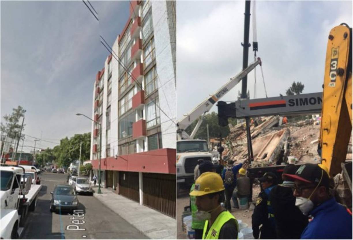 Los rescatistas trabajan sin descanso buscando sobrevivientes entre los escombros de los edificios derrumbados.