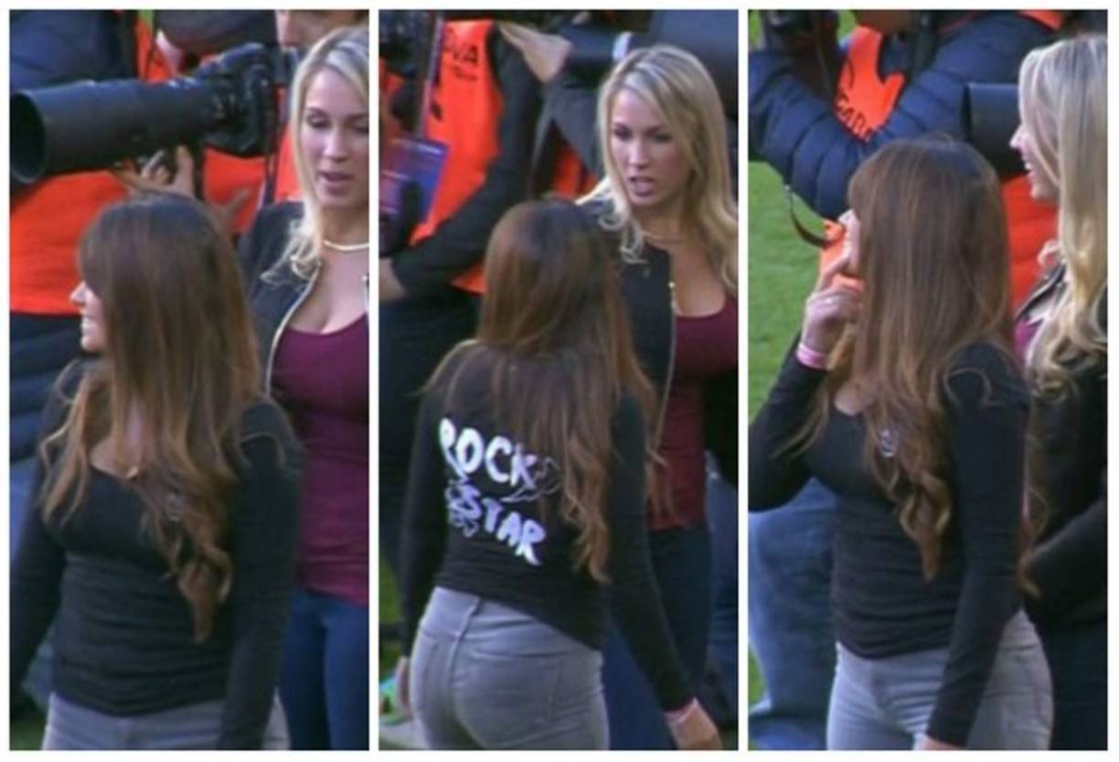 Así lució Antonella Roccuzzo en el Camp Nou.<br/>