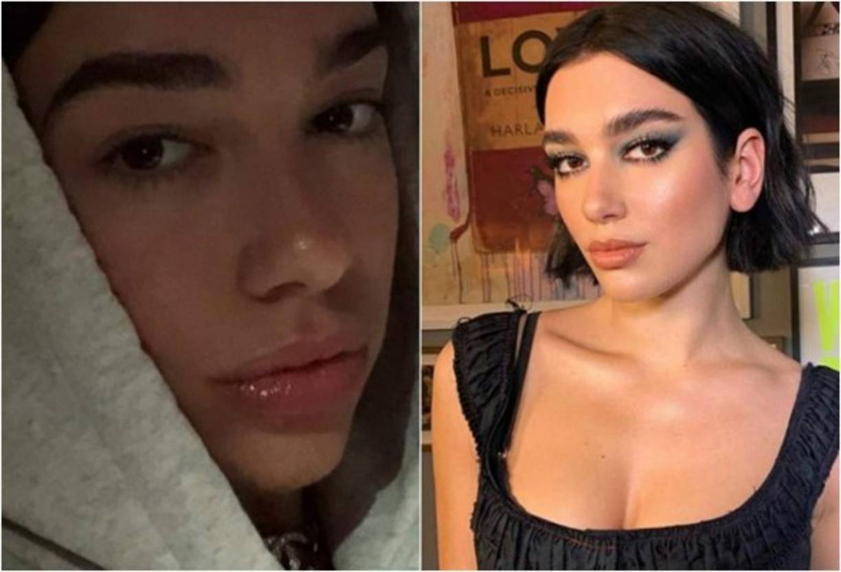 La cantante demostró que luce casi igual de radiante sin maquillaje como cuando lo usa.