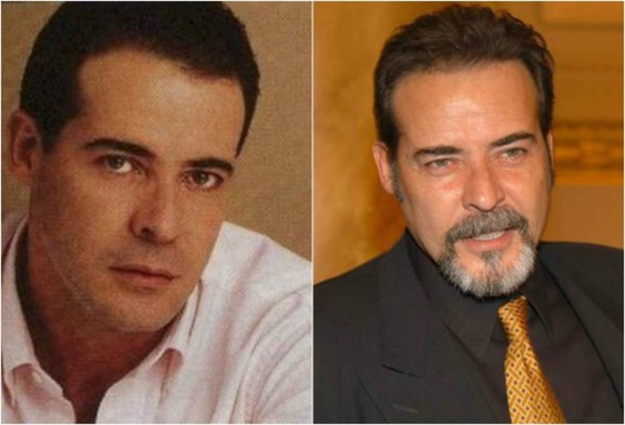 César Evora lucía muy joven en la telenovela mexicana.