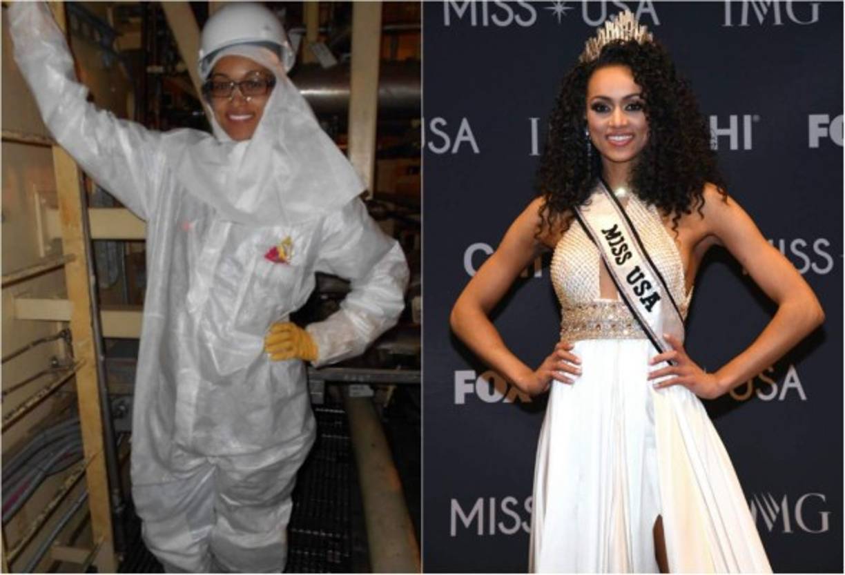 Kara McCullough, Miss Distrito Columbia, se convirtió en la mujer más bella de Estados Unidos, al ganar el concurso Miss USA 2017 el pasado domingo por la noche. Kara, que también es científica nuclear, se convirtió en el centro de la polémica en Estados Unidos por su controversial respuesta a la pregunta final.