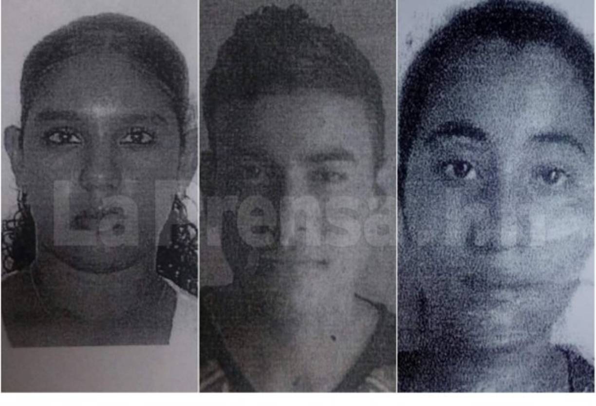 Keydi Josselin Ramírez Reyes de 24 años, Kerin Roney Medina Vásquez de 21 años y Keilyn Johana Posada Cruz de 18 años. <br/>
