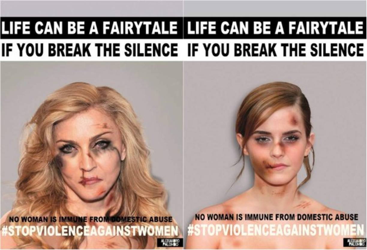 Madonna y la actriz británica Emma Watson también aparecen en la campaña.