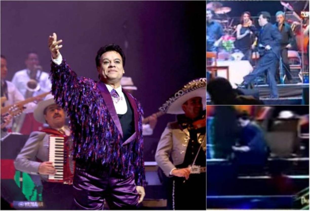 En 2005, el fallecido cantante Juan Gabriel quedó inconsciente por varios minutos tras caer del escenario durante uno de sus conciertos en Houston, Texas.<br/><br/>El artista tuvo que ser trasladado al hospital. Tras el hecho la noticia fue escandalosa.