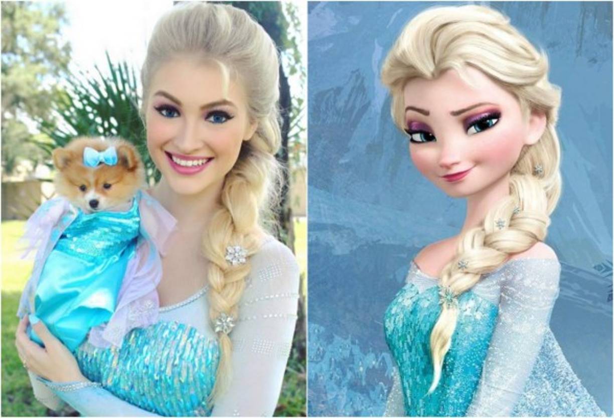 Anna Faith es considerada la 'Elsa' de carne y hueso de la película Frozen. <br/>