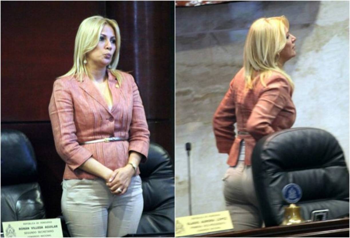 Sara Medina diputada nacionalista de El Paraíso.