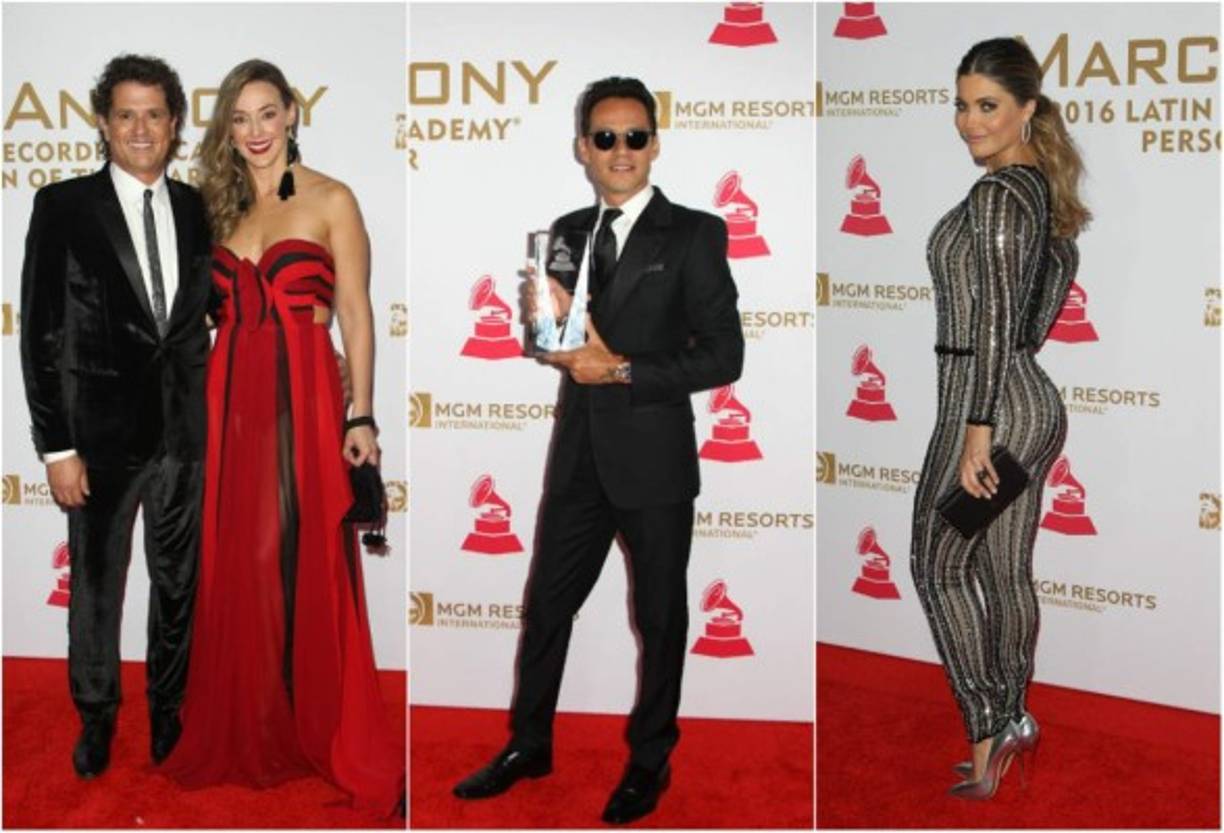 Muchos famosos y amigos de Marc Anthony estuvieron en la noche que fue coronado como la 'Persona del Año' de la música latina.