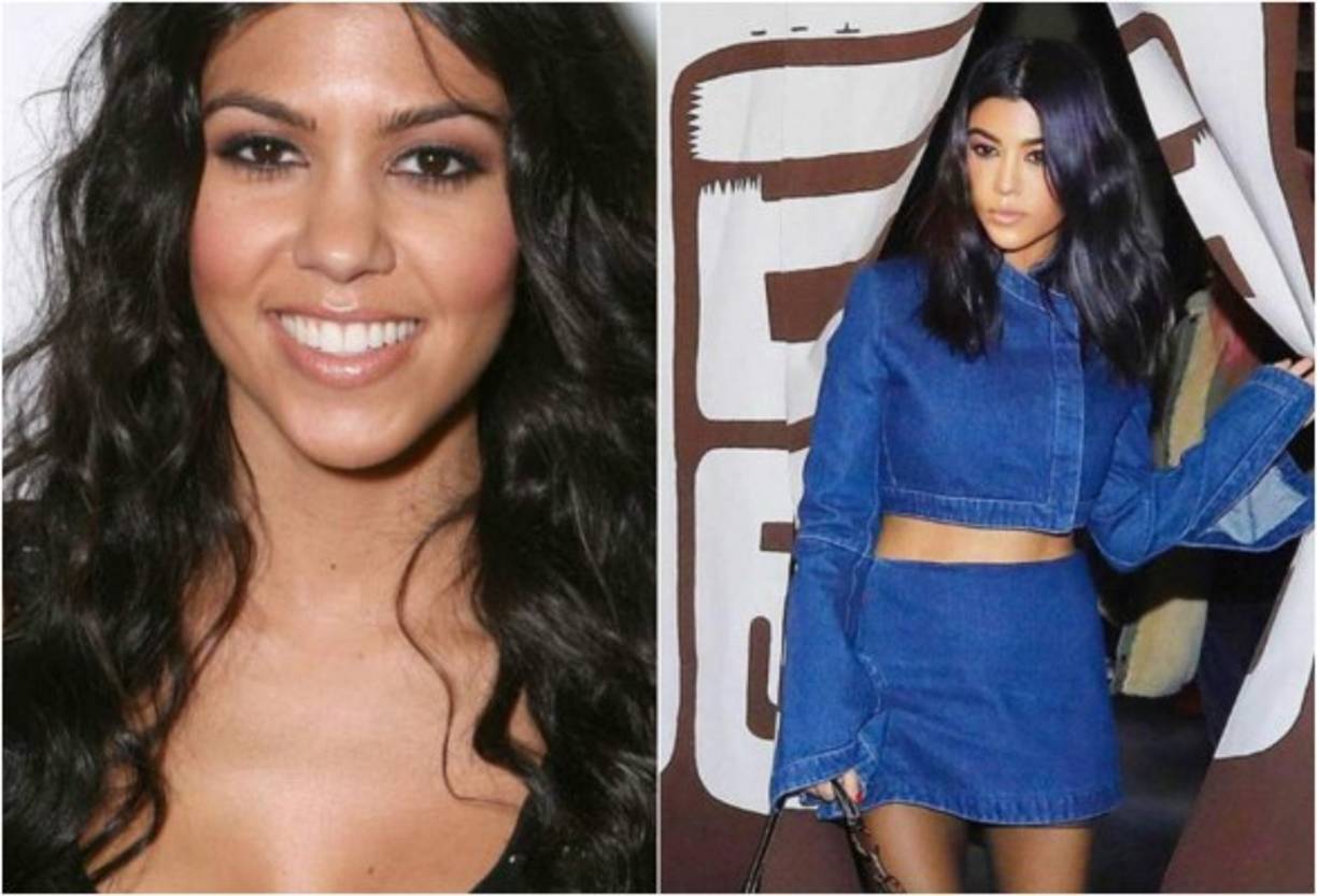 Kourtney Kardashian es la menos cambiada de la familia.
