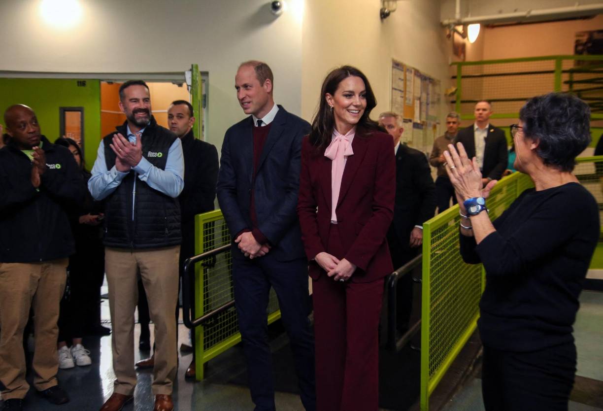 En la jornada de este jueves, William y Kate visitaron el laboratorio de ideas Greentown Labs en Somerville para ver qué están haciendo las organizaciones locales en Boston para crear un mundo más sostenible.