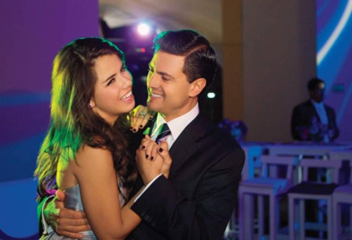 El presidente Peña Nieto junto a su pequeña.