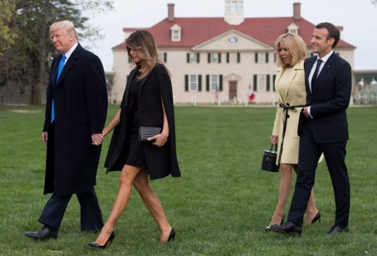 Trump y Melania prepararon un festín con acento francés para agasajar a Macron y Brigitte.