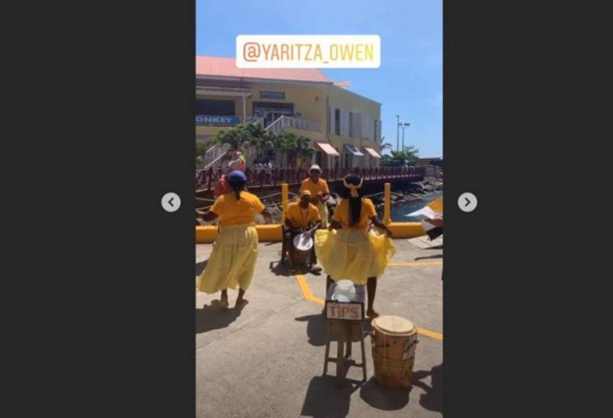 Por medio de sus historias en Instagram, la dominicana documentó su experiencia en la isla y compartió cada detalle con Yaritza.