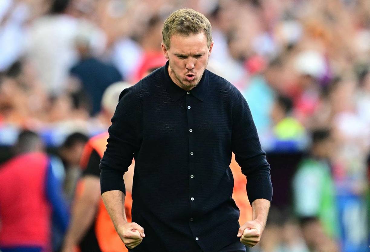 Julian Nagelsmann - El entrenador alemán dirige a la Selección de Alemania a cambio de 4.8 millones de euros.