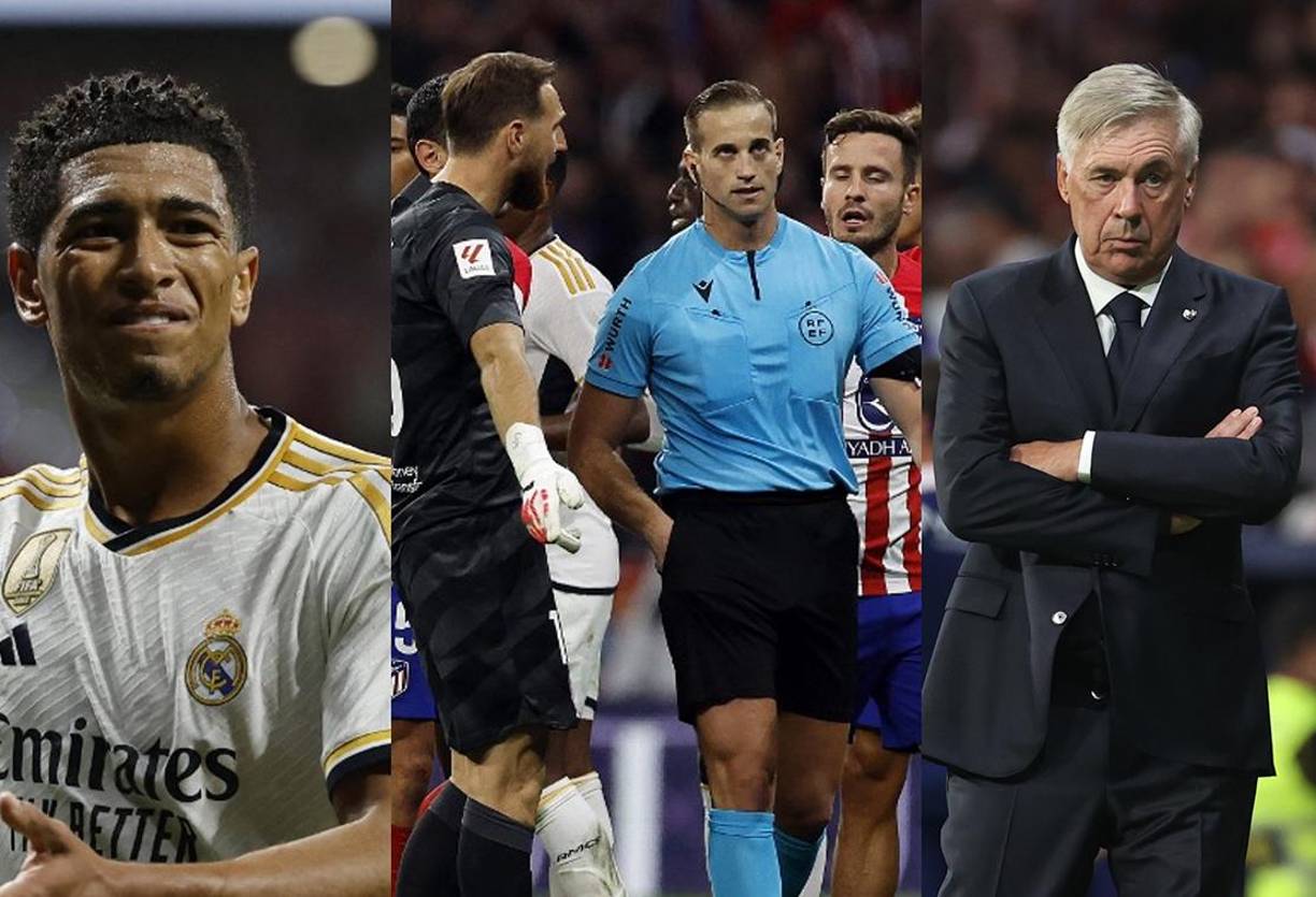 Mira las imágenes más curiosas que dejó el polémico derbi Atlético vs Real Madrid.