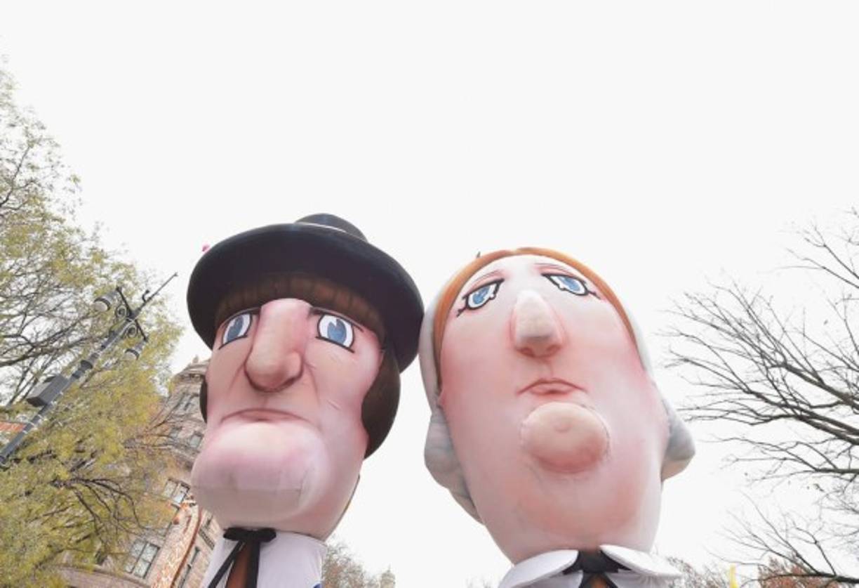 Ante el entusiasmo de los niños, los globos de diversas figuras se roban la atención de propios y extraños. Spiderman en la imagen, uno de los favoritos.