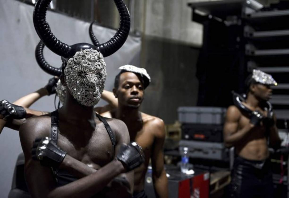 Los bailarines de Madonna.