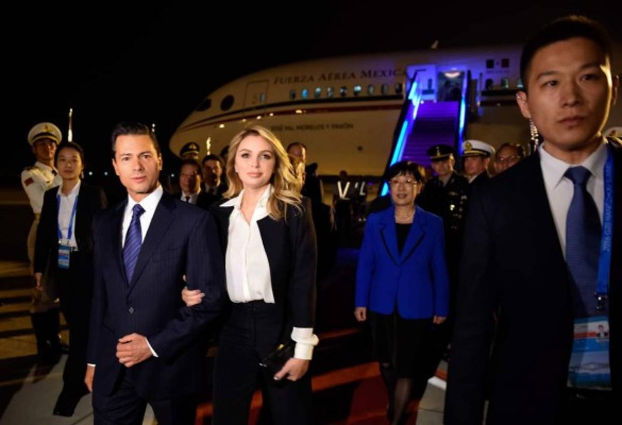 Otra de las primeras damas de América Latina, que no podía faltar a la cumbre del G20, es la mexicana Angélica Rivera, que llegó con su esposo, Enrique Peña Nieto a China el pasado sábado.