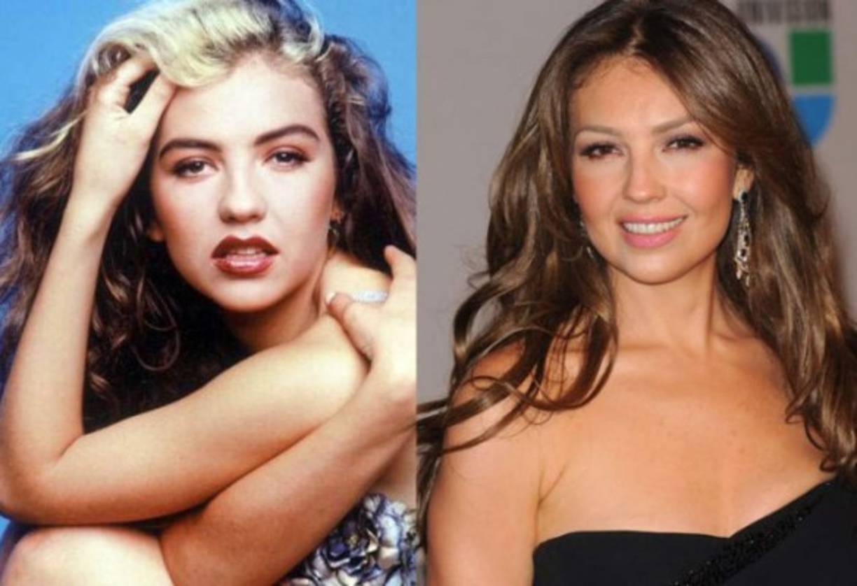6. Thalía y su eterna juventud... ¿Cómo lo ha logrado? Ella niega alguna cirugía, inclusó el haberse quitado algunas costillas. Asegura que mantiene su piel firme y su pequeña cinturita llevando una alimentación saludable y una vida feliz.