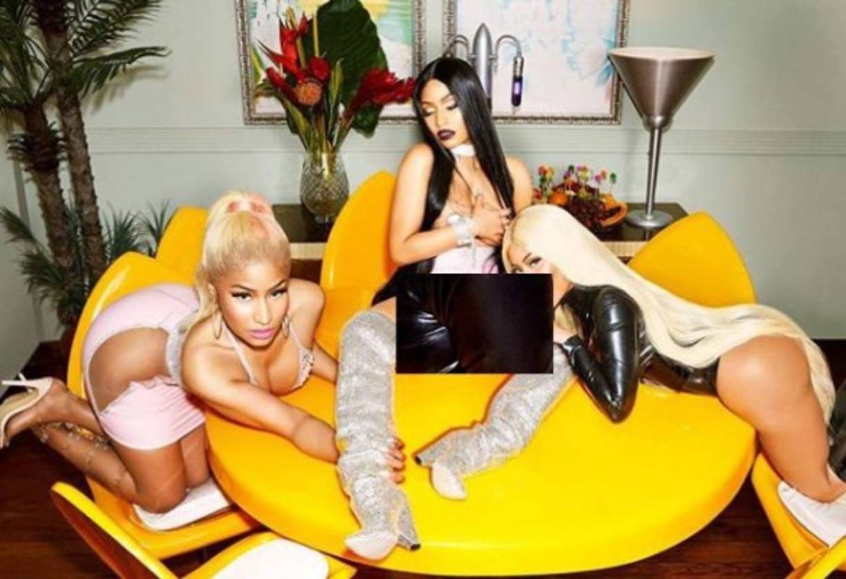 'Romper el internet se trata de una gran idea, de la palabra, de la imagen. Eso pensé un día, 'Minaj á trois' (un trío de Minaj) nunca se he hecho', expresó la revista a través de un comunicado.