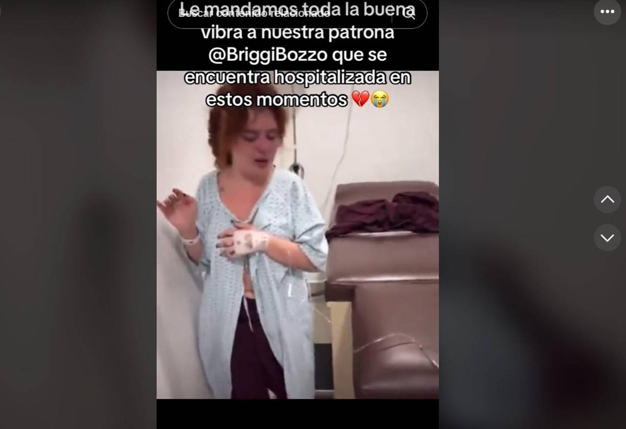 Briggitte Bozzo explicó que fue hospitalizada porque se deshidrató y “empezó a vomitar mucho”. 