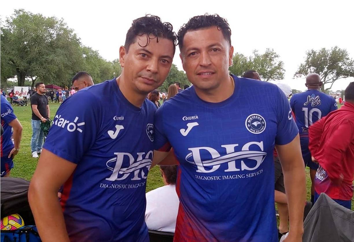 Mauricio Sabillón está jugando con Motagua veteranos. El ex lateral del Marathón también quiso ser parte del torneo.