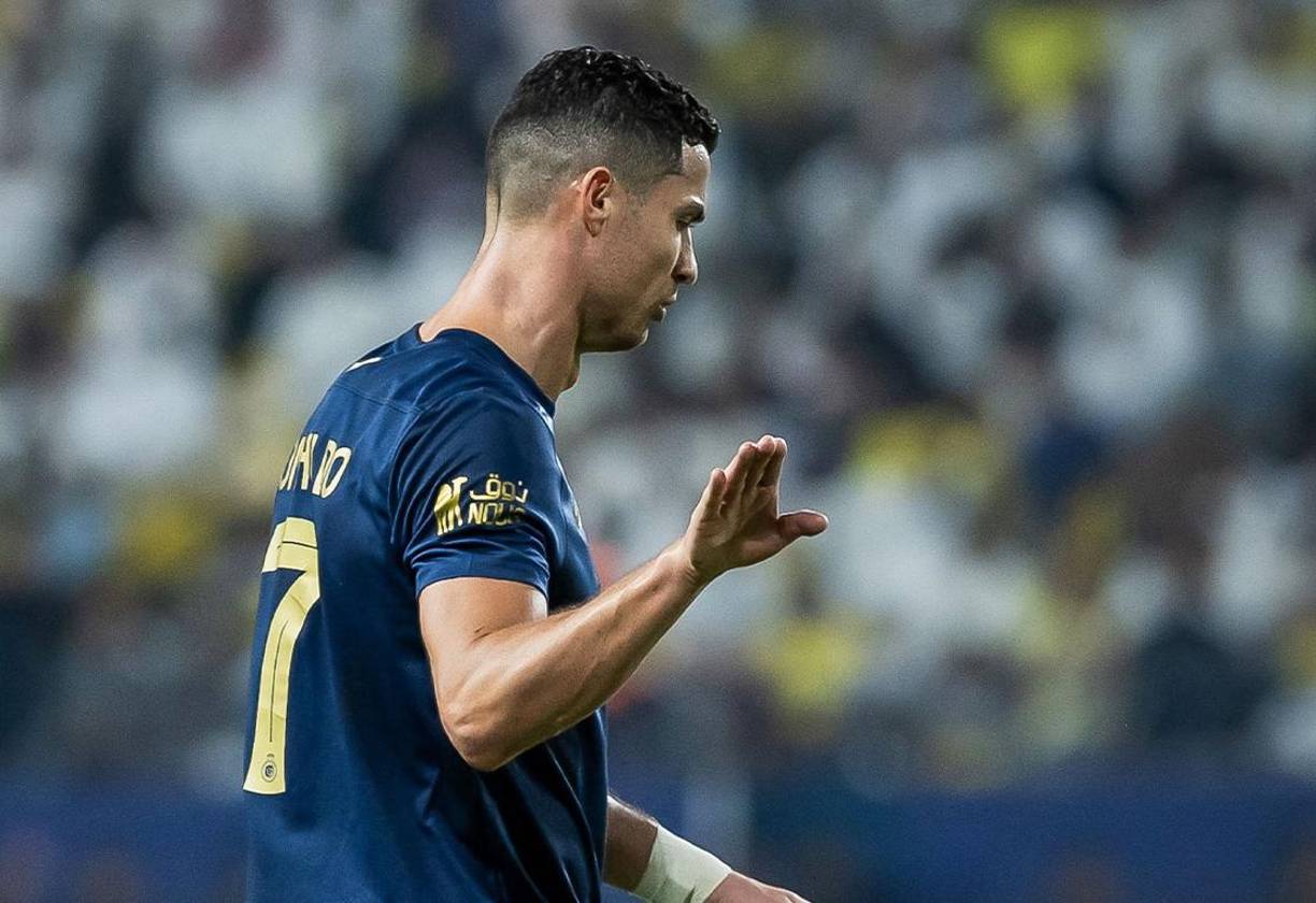 CR7 no ocultó su enojo en el encuentro ante Al Ettifaq por los octavos de final de la Copa del Rey de Arabia Saudita.