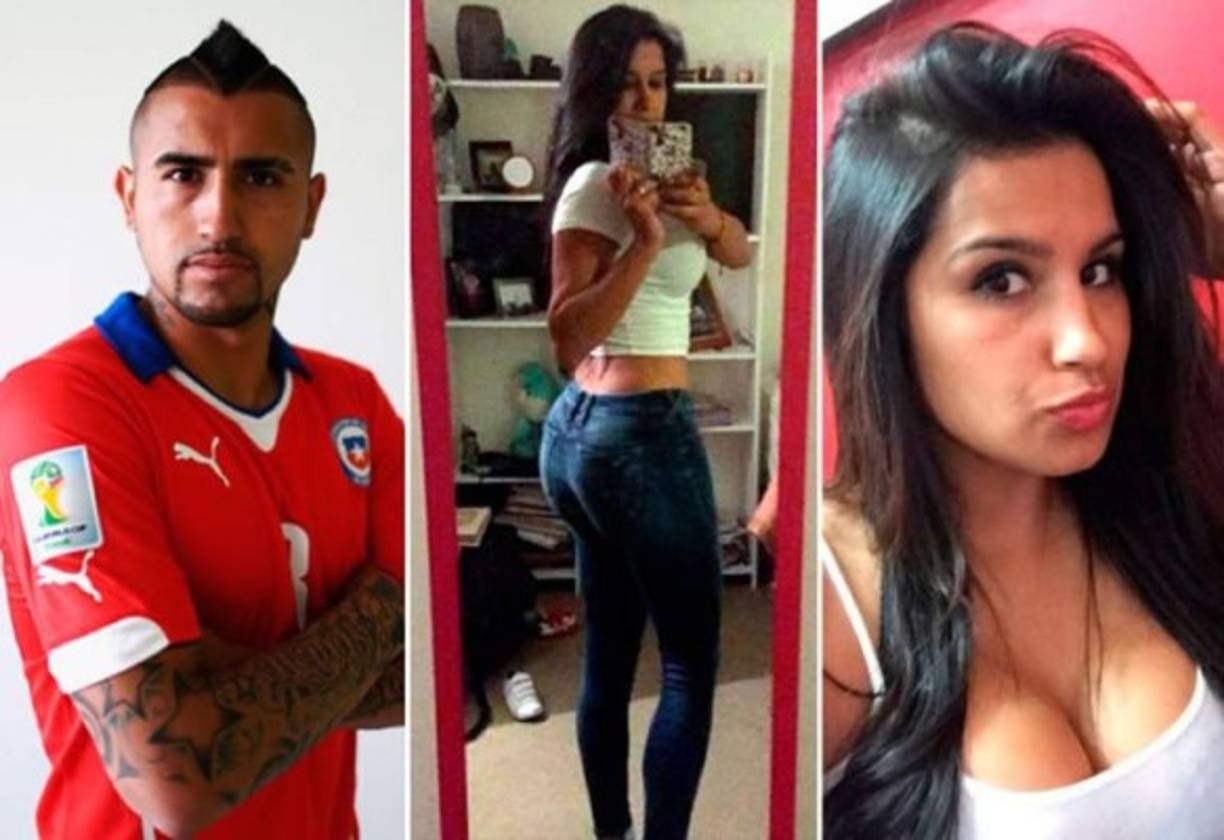 Ambar Vidal, hermana del jugador del Bayern Múnich, es muy activa en las redes sociales.