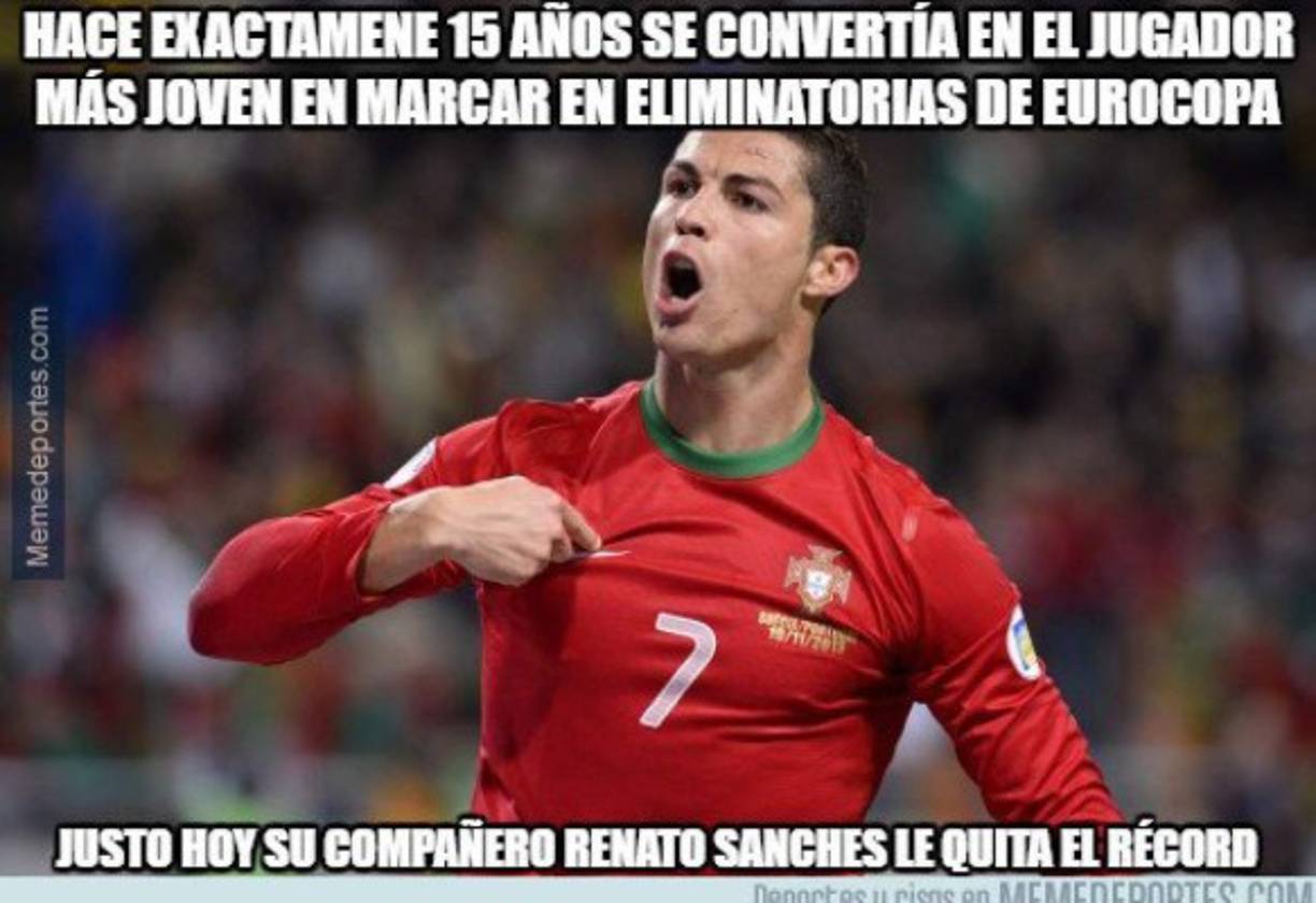 CR7 siempre de de que hablar en las redes sociales, sea que marque o no la diferencia.