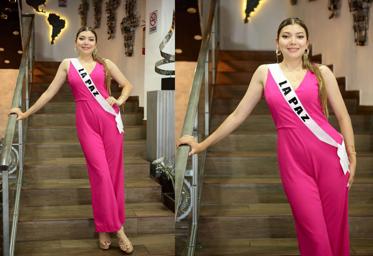 Karla Rosario Güiza representa al departamento de La Paz, actualmente es una policía activa asignada a la Dirección Policial de Investigaciones (DPI) y cursa su último año como estudiante de Derecho. Karla tiene 24 años y es la primera mujer policía en llegar al certamen de belleza más importante del país.