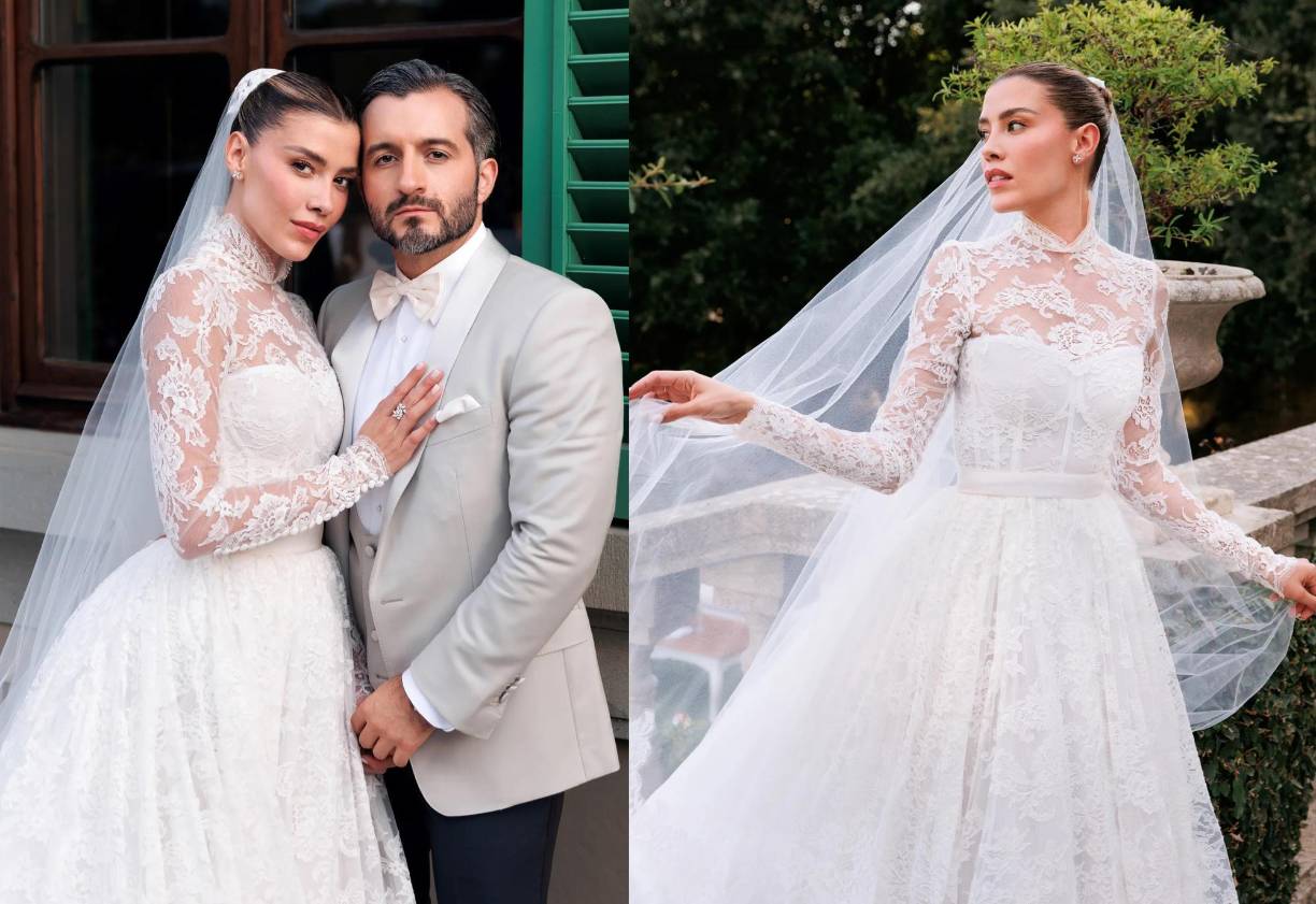Michelle Salas y el empresario Danilo Díaz se casaron ayer en una villa de Toscana en Italia, en una ceremonia clásica e íntima que durará tres días, y a la que acudió su papá, Luis Miguel con su novia Paloma Cuevas. 