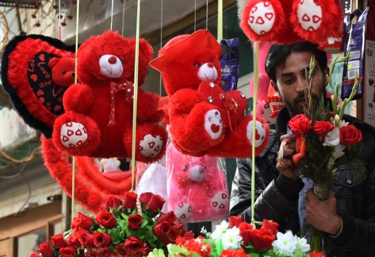 En Siria, a pesar de la guerra, también se celebró San Valentín.
