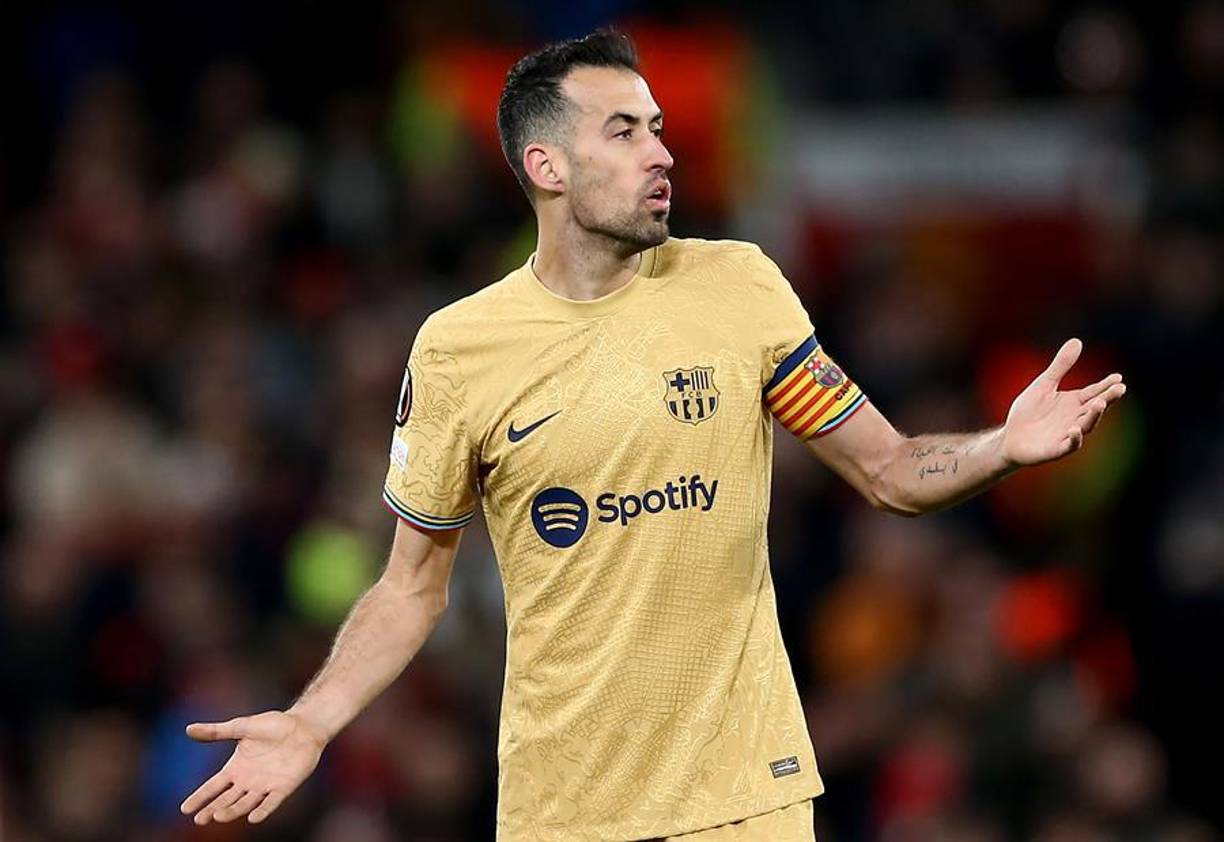Sergio Busquets, otra de las piezas claves para el equipo de Xavi. Suma un nuevo Clásico a su historial.