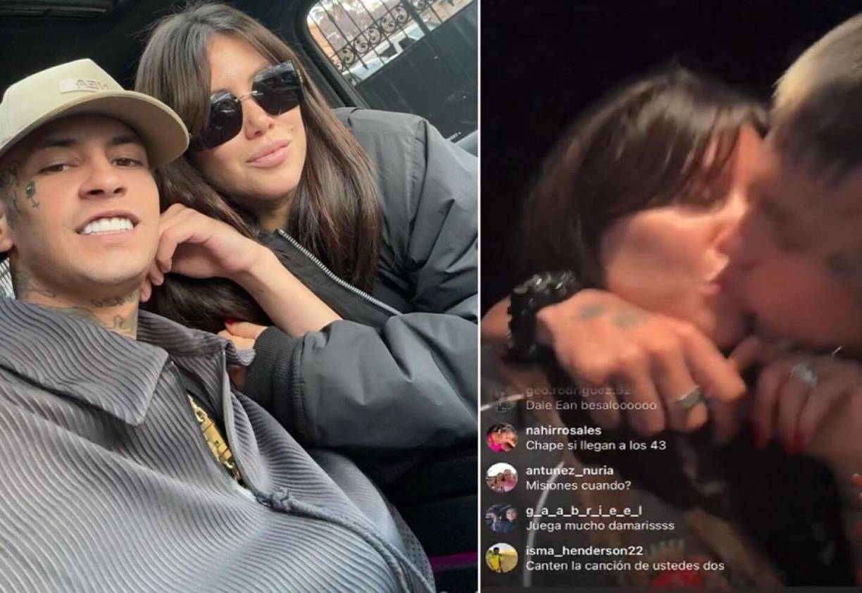 La confirmación del noviazgo de Wanda Nara y L-Gante fue en un vivo de Instagram en la que la pareja aparece besándose muy apasionadamente.