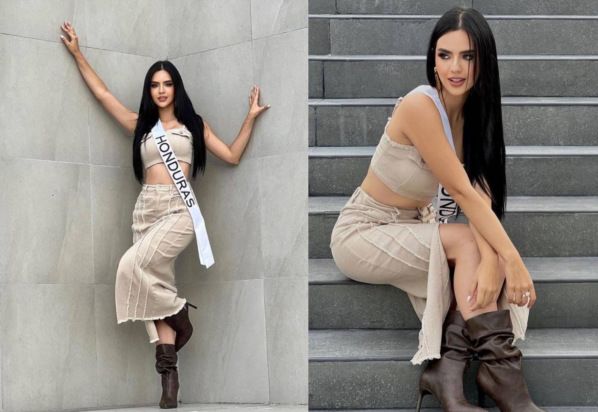 Con un estilo más juvenil, pero siempre elegante, Zu Clemente acaparó las miradas de todos con este atuendo de falda y top de jean, en color crema. 