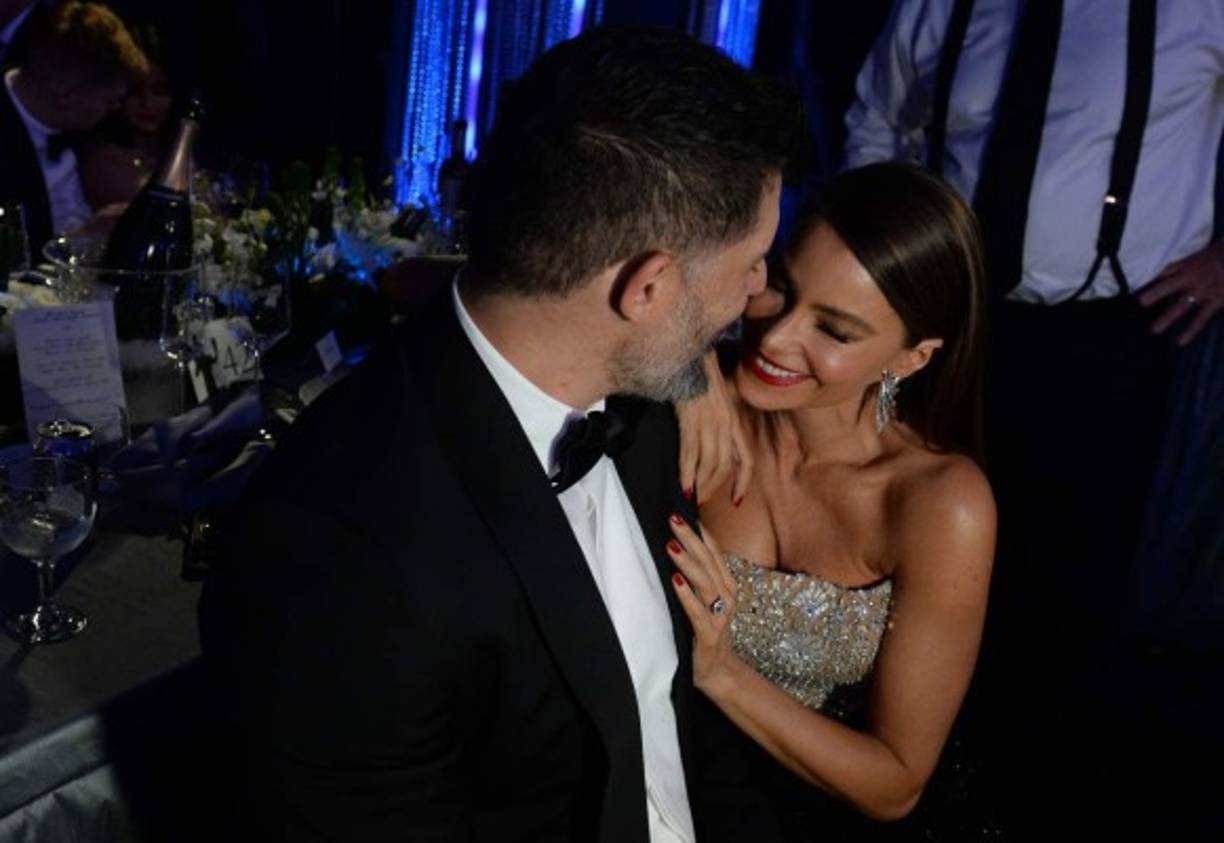 Sofía Vergara y Joe Manganiello lucieron muy románticos durante los SAG.