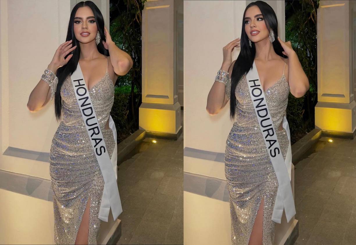 Zu Clemente lució como una verdadera diosa con este diseño de pedrería y joyas de José Carlos Mejía Villalta. 