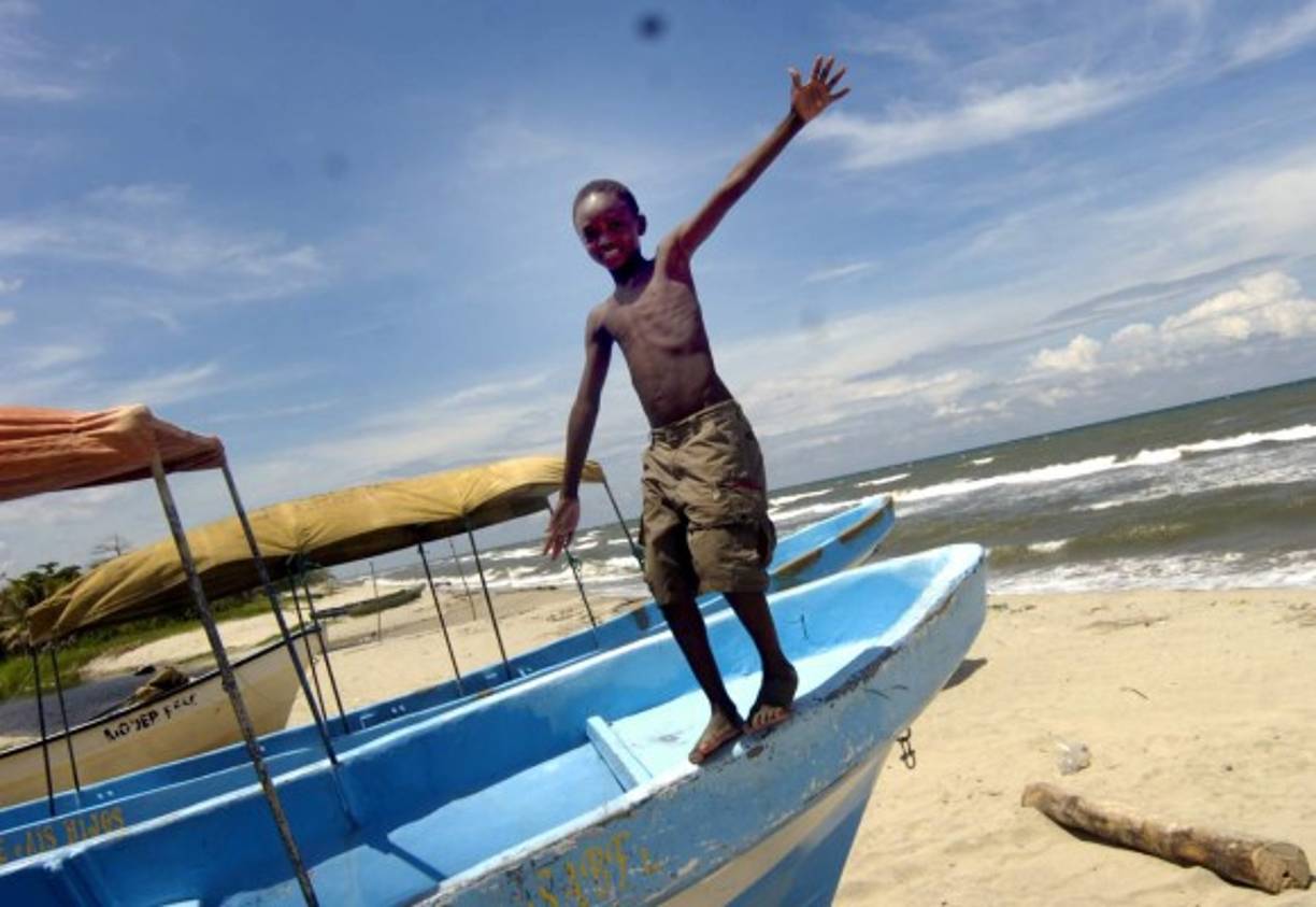 Las comunidades garífunas se encuentran en la costa caribeña de Honduras.