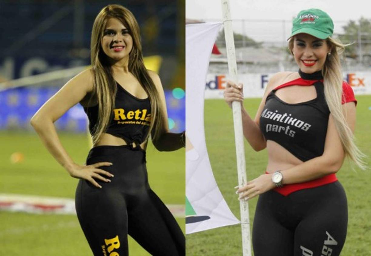El fútbol de la Liga Nacional de Honduras se ha reanudado y con ello también las bellezas se han hecho presente a los estadios.