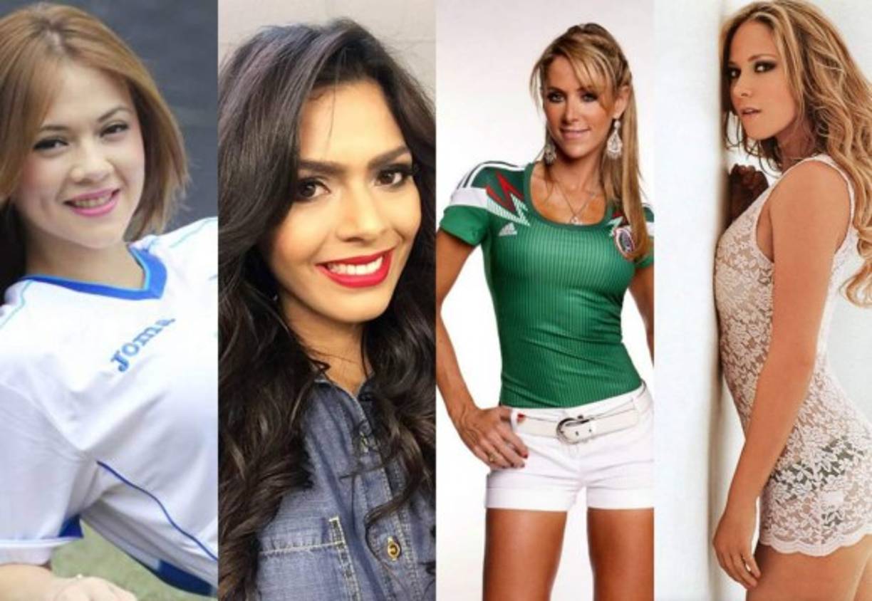 El duelo entre Honduras y México también es fuera de la cancha, la belleza en estos duelos no pueden faltar.