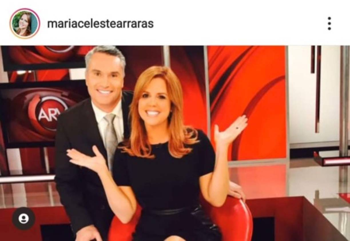 Una de las primeras personas en reaccionar y mostrar su dolor por la partida de Edgardo fue María Celeste Arrarás, debido a que la periodista trabajó durante años a su lado.