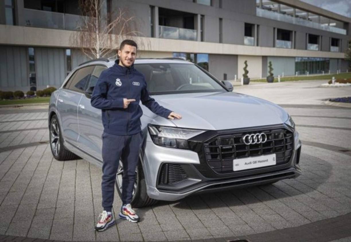 Eden Hazard - El delantero belga escogió el Audi Q8 50 TDI quattro tiptronic Plata Florete con un precio de 86.130 euros.