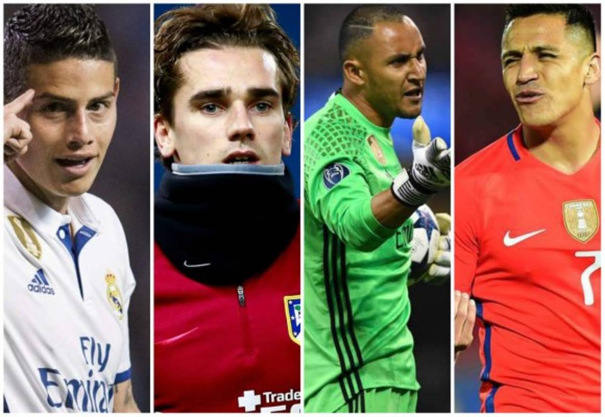 No te pierdas los fichajes y rumores de las últimas horas en el campo internacional. Hoy James, Griezmann, Keylor Navas etc son noticias.