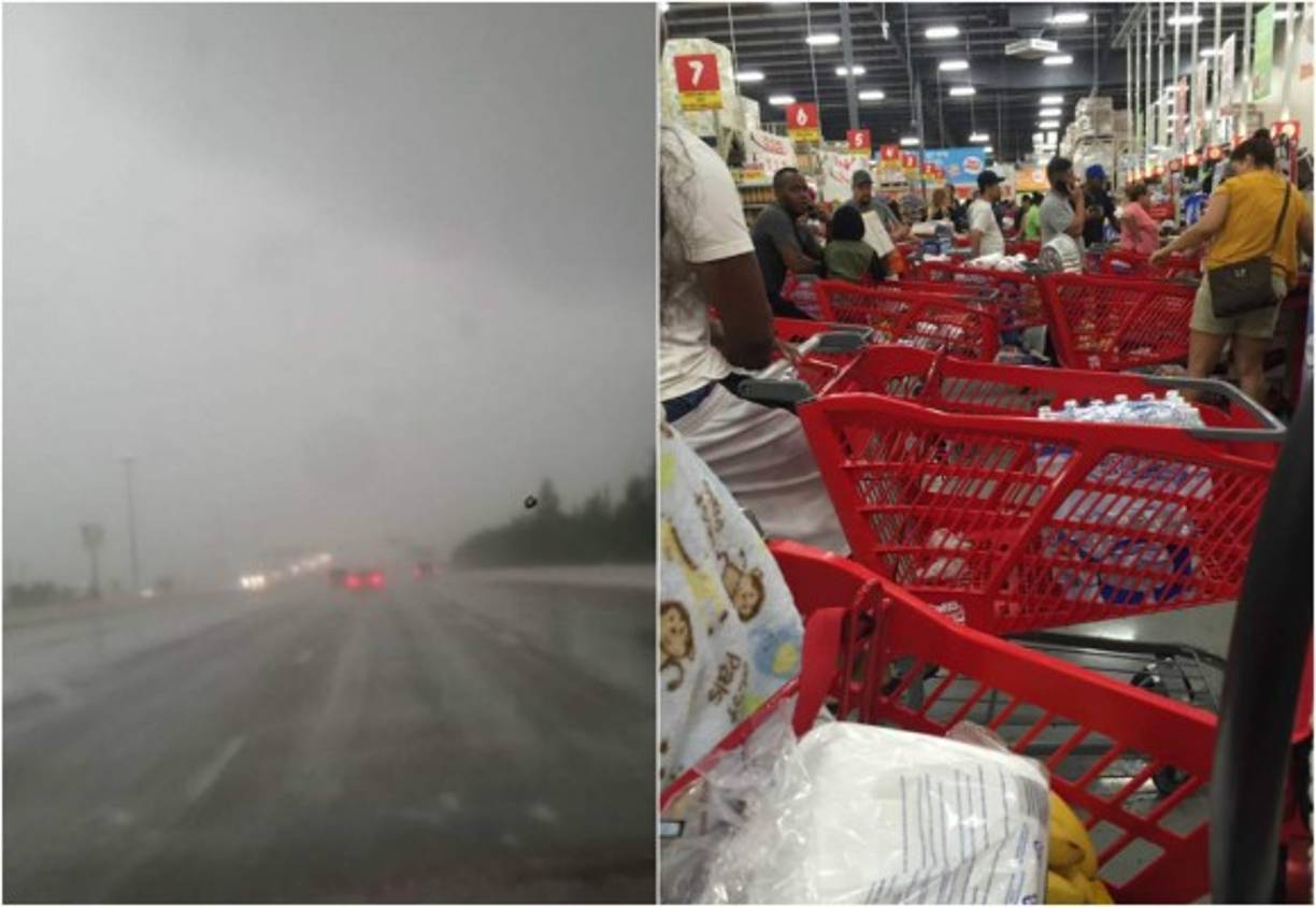 Ante la inminente llegada del Huracán Harvey a Texas, hondureños viviendo en este estado ya se preparan para el azote del ciclón.