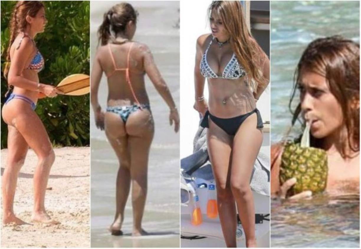 Antonella Roccuzzo, esposa de Lionel Messi, ha robado suspiros con fotos hot en la luna de miel de ambos en donde disfrutaron en el Caribe.